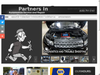 Partners In Performance Automotive Service and Repair website screenshot