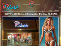 Blush Swimwear website screenshot
