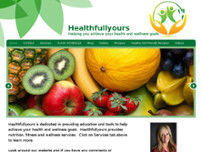 Healthfullyours website screenshot