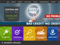 Central MN Autos Inc website screenshot