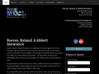 Reeves Roland & Dezoort Insurance, Inc. website screenshot