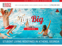 Athens Ridge website screenshot