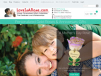 Love is a Rose website screenshot