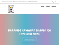 Screenshot for http://paradisedessertshopsuwanee.com