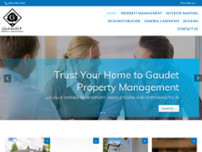 Gaudet Property Management website screenshot