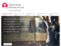 Tyiase Hasan Attorney-at-Law website screenshot