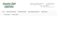 Country Club Landscaping Asphalt & Garden Center website screenshot