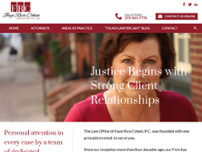 Law Office of Faye Riva Cohen, P.C. website screenshot