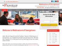 Mathnasium Of Georgetown website screenshot