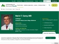Website Screenshot Kevin T. Carey, MD, Cardiologist