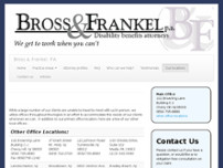 Bross &  Frankel, P.A. website screenshot