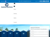 Sanitary Systems website screenshot