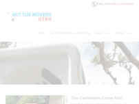 Utah Hot Tub Movers website screenshot