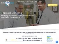 Website Screenshot The Dental Care Group-Aventura