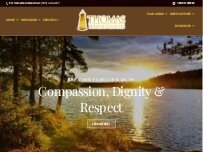 Website Screenshot Thomas Funeral Chapels