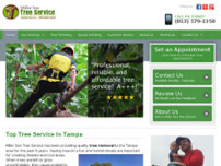 Miller Son Tree Service website screenshot