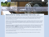 Valley Generator Services, LLC website screenshot