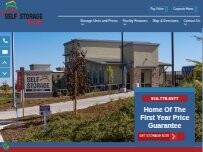 Website Screenshot Roseville Self Storage