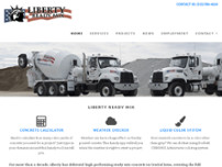 Screenshot for http://www.libertyreadymix.com