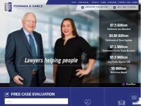Website Screenshot Ferrara & Gable