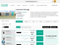 Website Screenshot Leland Storage