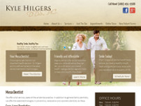 Kyle Hilgers, D.D.S., P.C. website screenshot