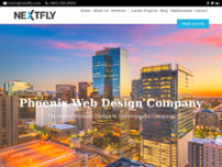 NEXTFLY Web Design website screenshot