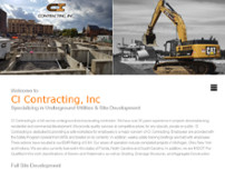 Ci-Contracting website screenshot