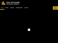BW Mitchum Trucking Co website screenshot
