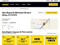 Website Screenshot Meineke Car Care Center