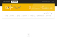 Screenshot for http://www.claimpros.com/