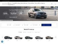 Website Screenshot Volvo Cars Manasquan