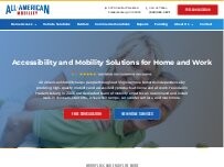 Website Screenshot All American Mobility