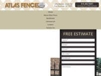 Atlas Fence website screenshot