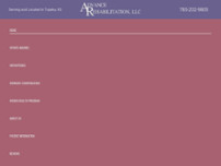 Screenshot for http://advancerehabks.com