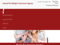 Amaral & Gallagher Insurance website screenshot