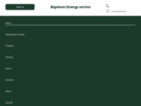 Bigelows Energy Service website screenshot