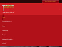 Screenshot for http://abbeyseamlessgutters.com/