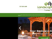 A Plus Landscaping LLC website screenshot