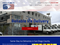 American Ice Co. website screenshot