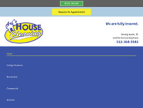 Ari's House Cleaning website screenshot
