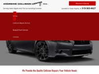 Screenshot for https://www.andrewscollisioncenter.com