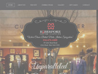 B2bespoke Custom Clothier website screenshot