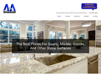 A&A Marble and Granite website screenshot