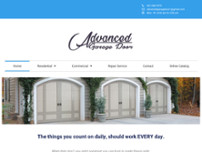 Advanced Garage Door Services website screenshot