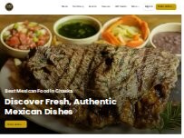 Website Screenshot The Golden Kitchen Mexican Bar & Grill