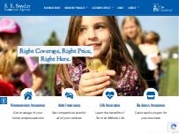 Website Screenshot S E Snyder Insurance