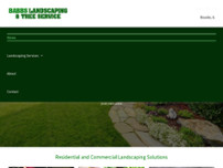 Babbs Landscaping & Tree Service website screenshot