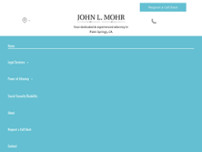 John L. Mohr Attorney website screenshot