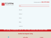 Screenshot for http://avcardiology.com/